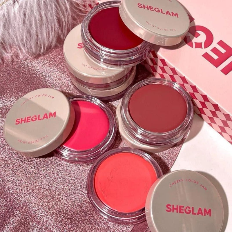 SHEGLAM LIP AND CHEEK CREAM BLUSH FULL BUNDLE SET