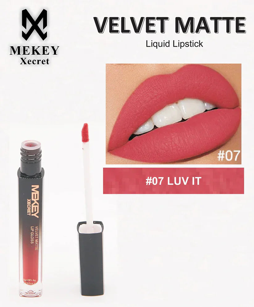 Mekey Xecret Velvet Matte Lip Gloss