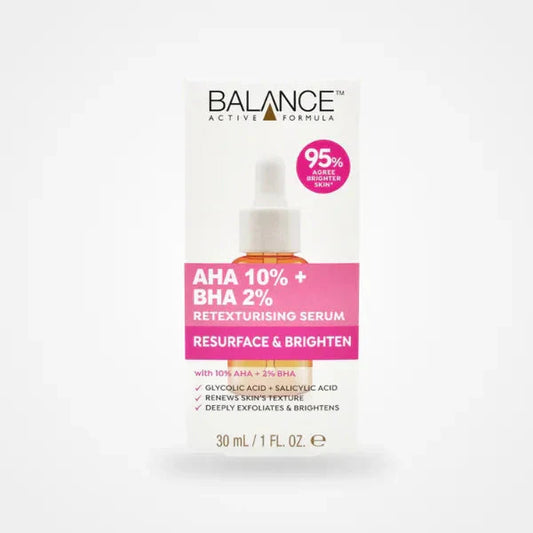 Balance Active Formula AHA 10% + BHA 2% Rexturising Serum (30 ML)