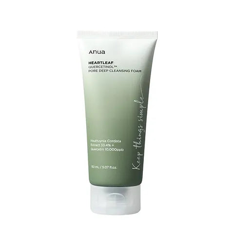 ANUA - HEARTLEAF QUERCETINOL PORE DEEP FOAM CLEANSER