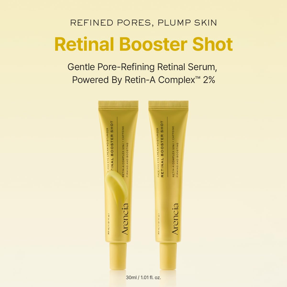 Arencia Retinal Booster Shot Face & Eye Moisturizer