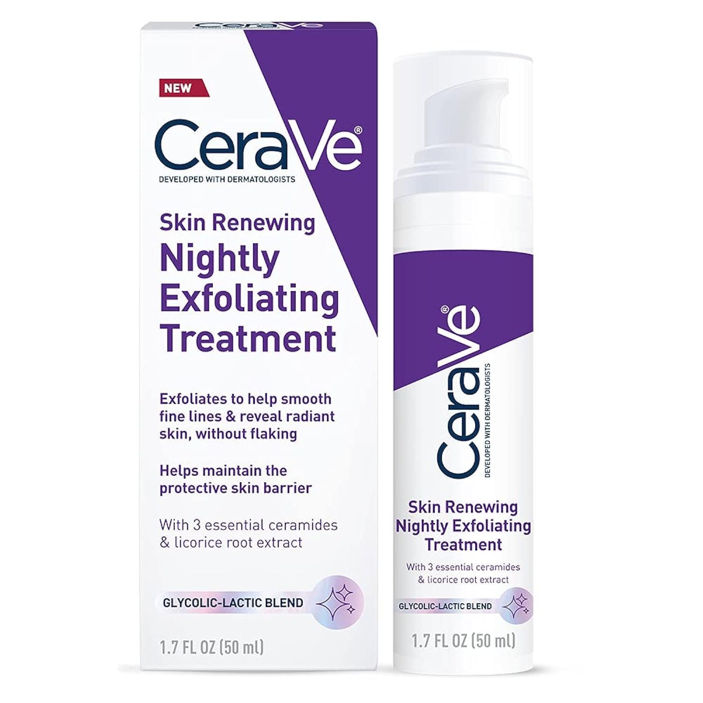 CERAVE SKIN RENEWING NIGHTLY EXFOLIATING TREATMENT