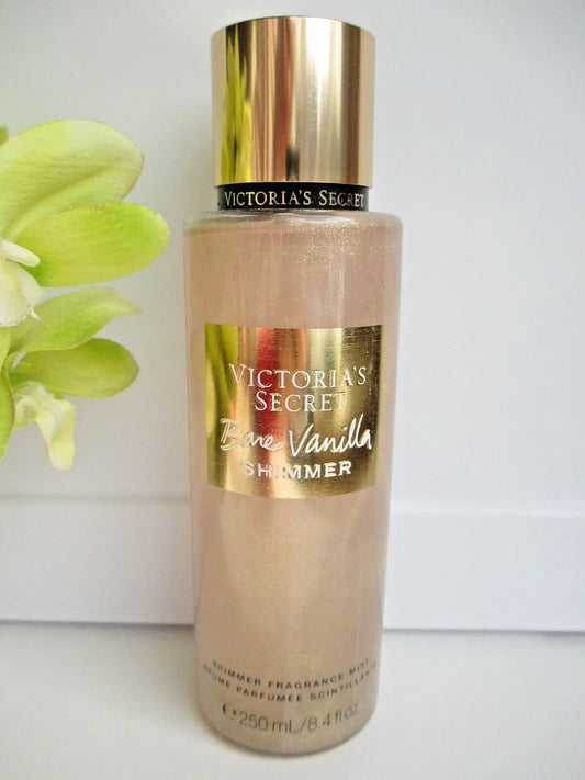 VICTORIA'S SECRET HOLIDAY SHIMMER FRAGRANCE MIST - BARE VANILLA SHIMMER