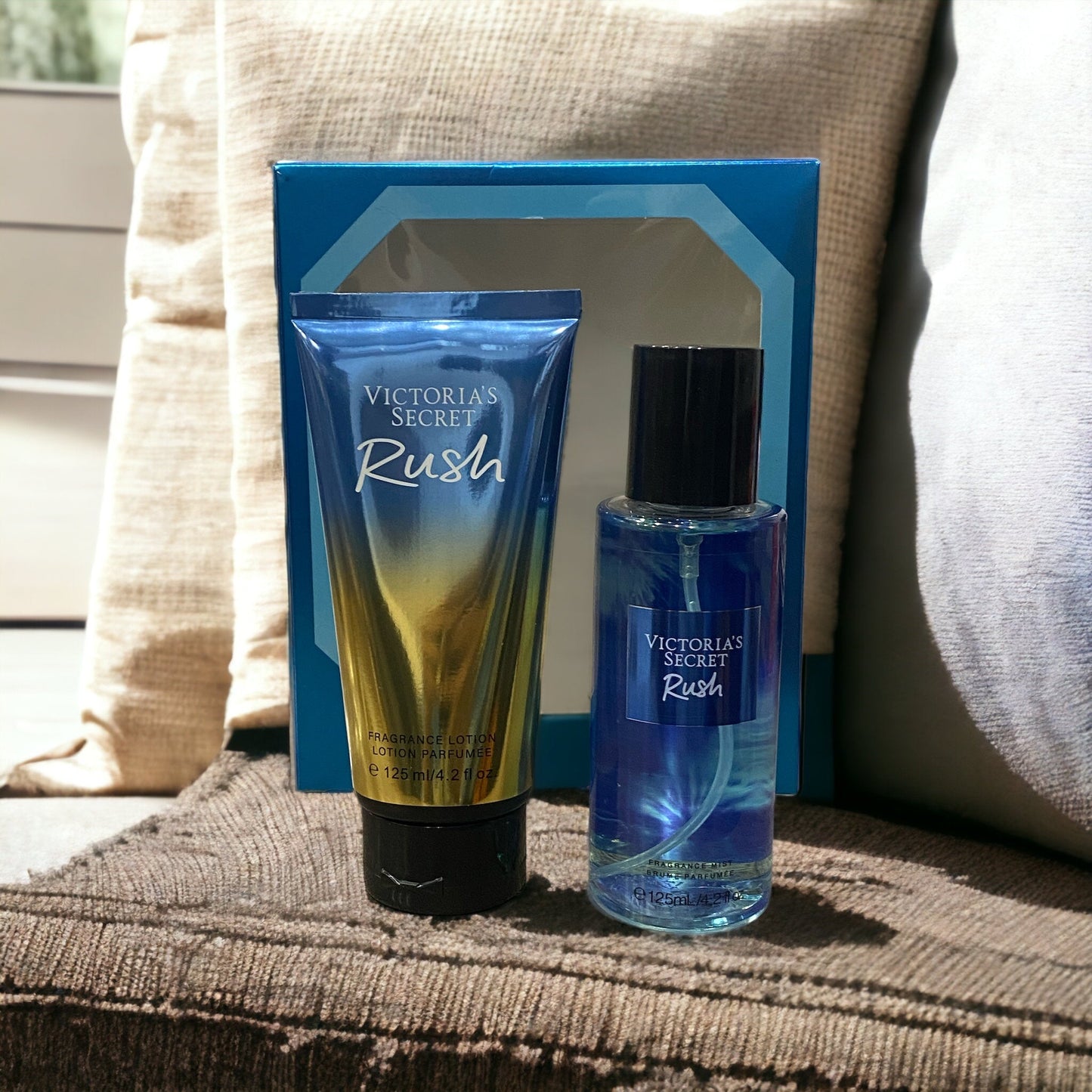 VICTORIA SECRET RUSH BODY LOTION & MIST SET