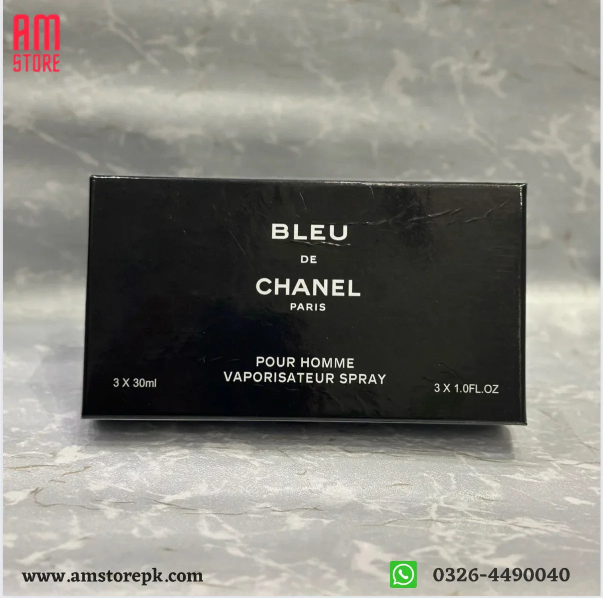 BLEU DE CHANEL PARIS Perfume Set 3 Pcs