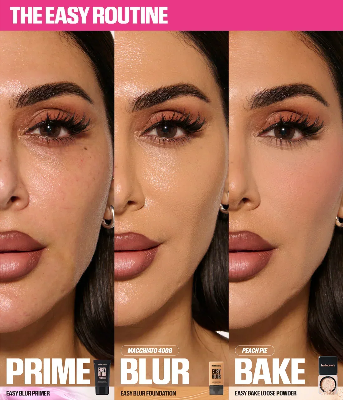 hudabeauty EASY BLUR SILICONE-FREE SMOOTHING & PORE-MINIMIZING PRIMER