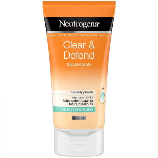 Neutrogena Clear Defend Facial Scrub-150 ML