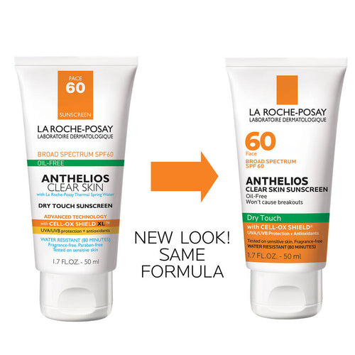 LA ROCHE-POSAY ANTHELIOS CLEAR SKIN OIL FREE SUNSCREEN SPF 60